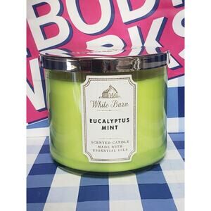BBW Eucalyptus Mint Large 3 Wick Candle Home Fragrance Decor